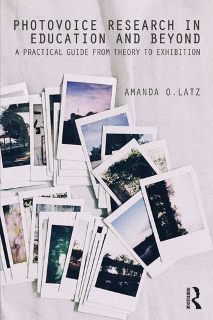 front cover of my book that includes the title, instant photos, and publisher logo