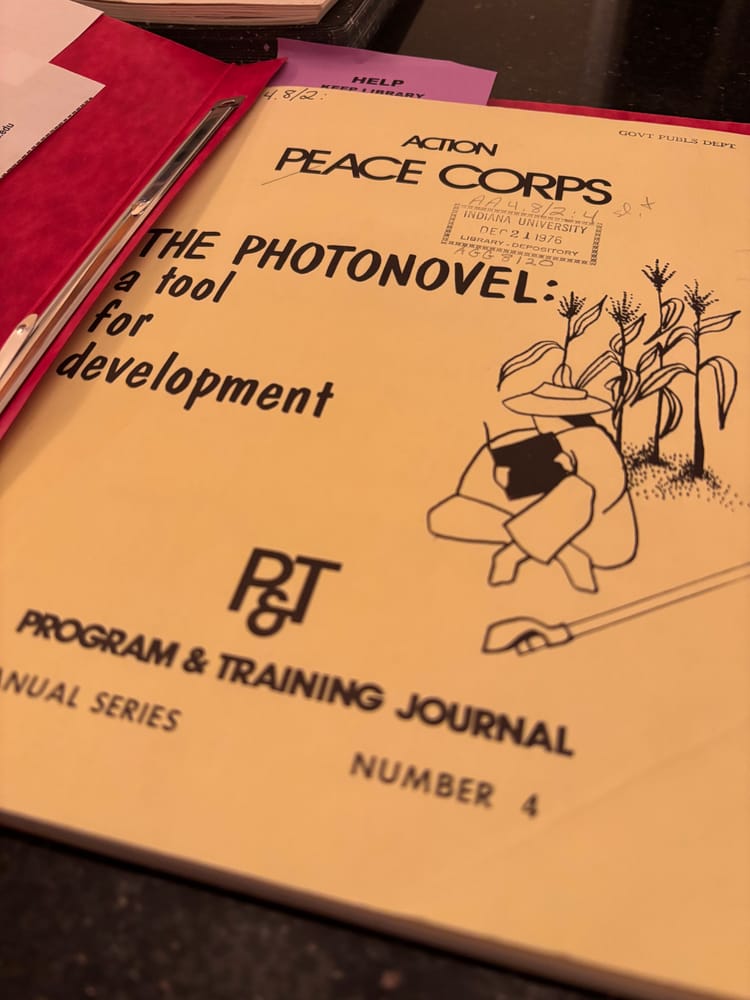 title page of the book The Photonovel: A Tool for Development